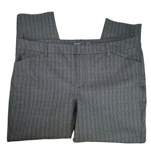Old Navy Pixie Black White Herringbone High Rise Stretch Pants Size 22 NEW
